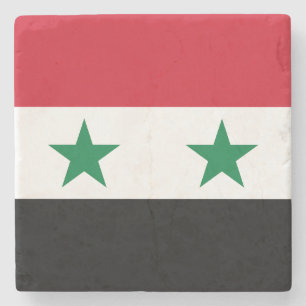 Alte Flagge Syriens Steinuntersetzer