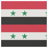 Alte Flagge Syriens Stoff (Nahaufnahme)