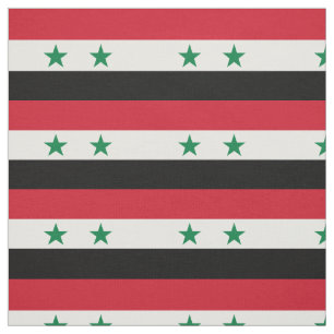 Alte Flagge Syriens Stoff