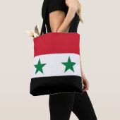 Alte Flagge Syriens Tasche (Von Nahem)
