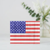 Alte Flagge USA Postkarten (Stehend Vorderseite)