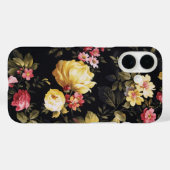 Alte florale Fabric Case-Mate iPhone Case (Rückseite (Horizontal))