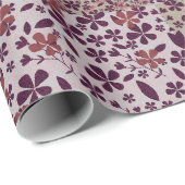 Alte Florale Gestaltung – Klassische Botanische Ku Geschenkpapier (Rolleneckpunkt)