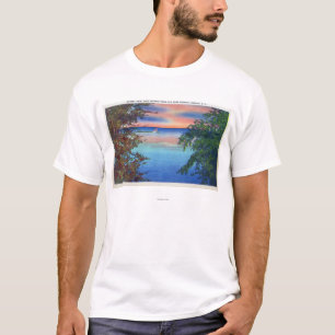 Alte Fort-Ontario-Sonnenuntergang-Ansicht vom T-Shirt