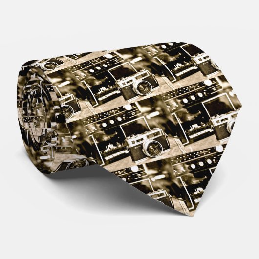 Alte Foto-Kamera Krawatte (Gerollt)