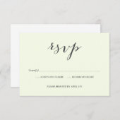 Alte Fotos Hochzeit RSVP-Karte RSVP Karte (Vorne/Hinten)