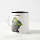 Alte Frank-Tasse Zweifarbige Tasse (Vorderseite Links)