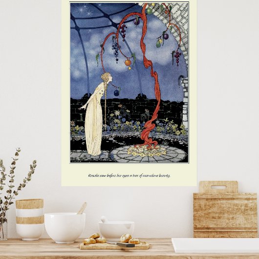 Alte französische Märchen: Ein Baum der wunderbare Poster (Küche)