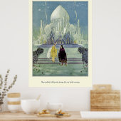 Alte französische Märchen: Sie gingen nebeneinande Poster (Küche)