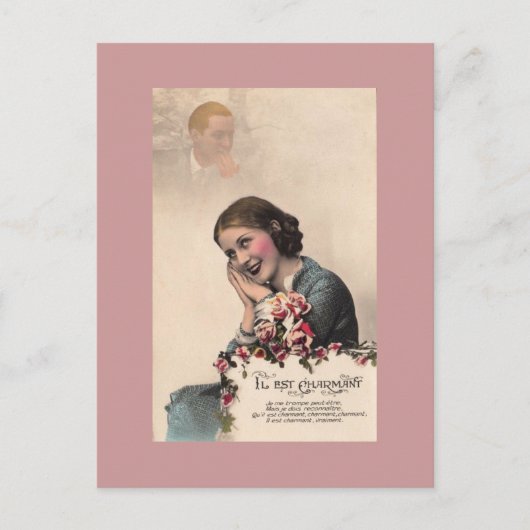 Alte französische Postkarte (Vorderseite)