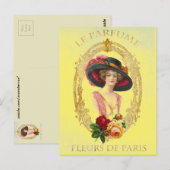 Alte französische Postkarte (Vorne/Hinten)