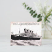 Alte französische Postkarte - Le "Titanic" (Stehend Vorderseite)