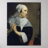 Alte Frau beten Poster (Vorne)