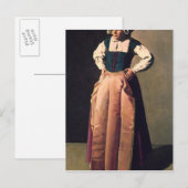 Alte Frau, c.1618-19 Postkarte (Vorne/Hinten)