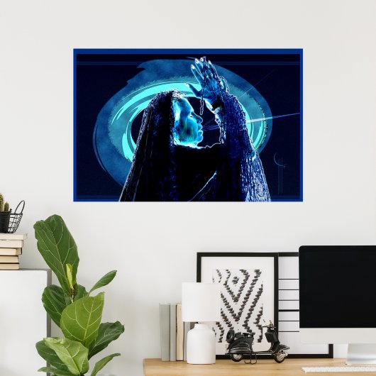 Alte Frau fordert Frieden Poster (Heimbüro)