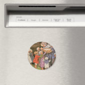 Alte Frau im Schuh Magnet (In Situ (Geschirrspüler))