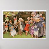 Alte Frau im Schuh Poster (Vorne)