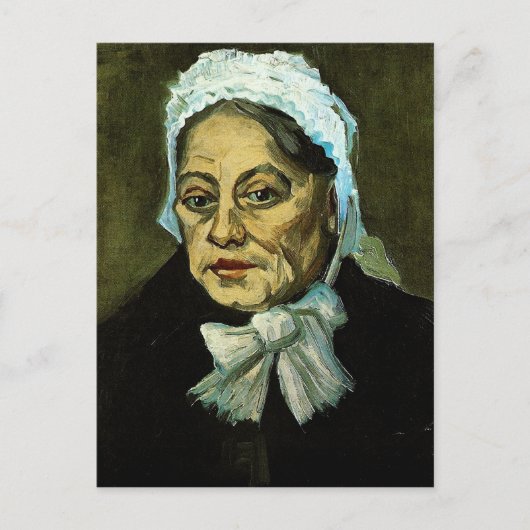 Alte Frau/Midfrau, Vincent van Gogh Postkarte (Vorderseite)