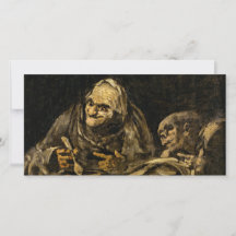 Alte Frau mit Skelett (Tod) (Francisco Goya)