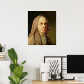 Alte Frau Poster (Heimbüro)