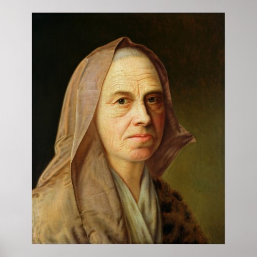 Alte Frau Poster (Vorne)
