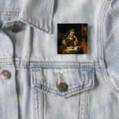 Alte Frauen-Schlafen Button (Beispiel)