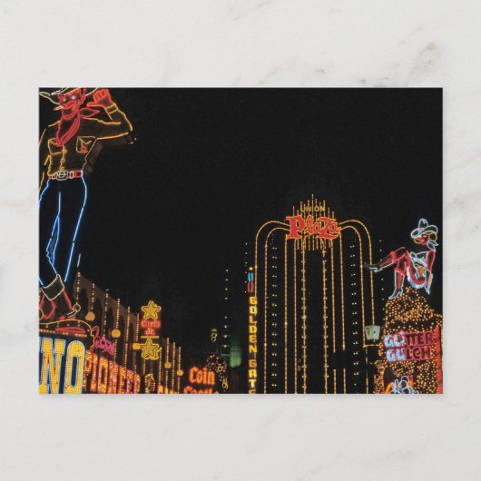 Alte Fremont Straße Las Vegass Postkarte (Vorderseite)
