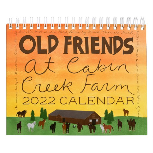 Alte Freunde in Cabin Creek 2022 Kalender (Titelbild)