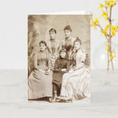 Alte Freunde Karte (Gelbe Blume)