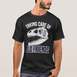 Alte Freunde Museum Whisperer kümmern T-Shirt