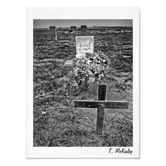 Alte Friedhof Kunstdruckerei Fotodruck (Vorne)