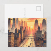 alte Fulton-Postkarten Postkarte (Vorne/Hinten)