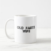 Alte Furz-Ehefrau-Tasse Kaffeetasse (Links)