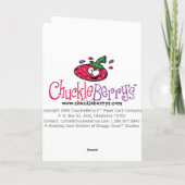 Alte Furz Geburtskarte Karte (Rückseite)