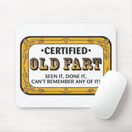 Alte Furz Mousepad (Mit Mouse)