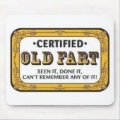 Alte Furz Mousepad (Vorne)