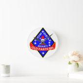 Alte Furzen Battalion Slow Shaky Deaf Runde Wanduhr (Zuhause)