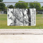 Alte Fußbrücke Pencilart Banner (Insitu)