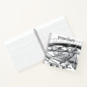 Alte Fußbrücke Pencilart Notizblock (Innenseite)