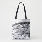 Alte Fußbrücke Pencilart Tasche (Vorderseite)