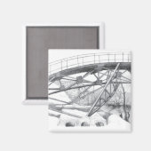 Alte Fußgängerbrücke Magnet (Vorderseite/Rückseite)