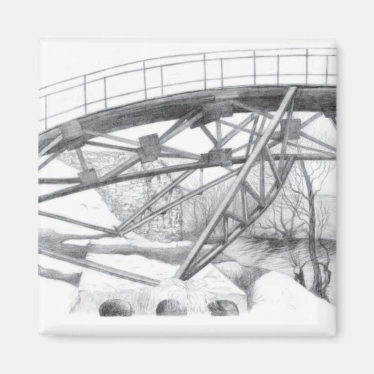 Alte Fußgängerbrücke Magnet (Vorne)