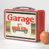 Alte Garage Metall Lunch Box (Beispiel)