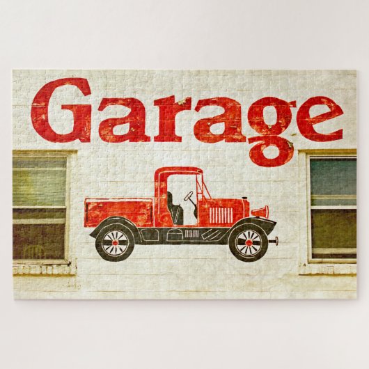 Alte Garage Puzzle (Horizontal)