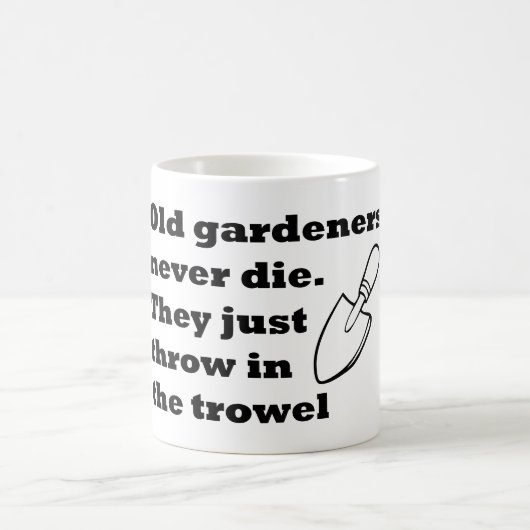 Alte Gärtner die nie Tasse (Mittel)