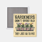 Alte Gärtner Magnet (Vorderseite/Rückseite)