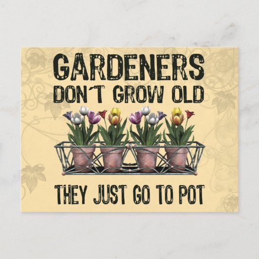 Alte Gärtner Postkarte (Vorderseite)