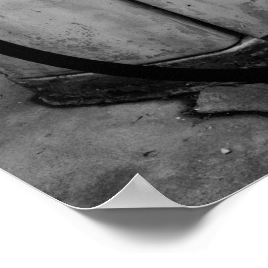 Alte Gaspumpen Poster (Ecke)