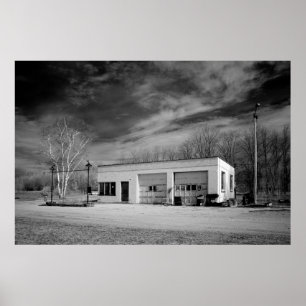 Alte Gasstation Poster