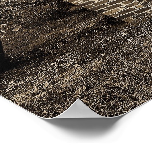 Alte Gasstation Poster (Ecke)